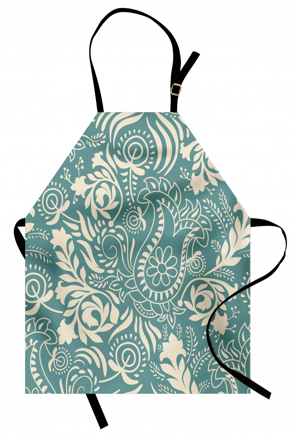 Ambesonne Flower Apron Unisex Kitchen Bib with Adjustable Neck Cooking Baking - Bild 103 von 183