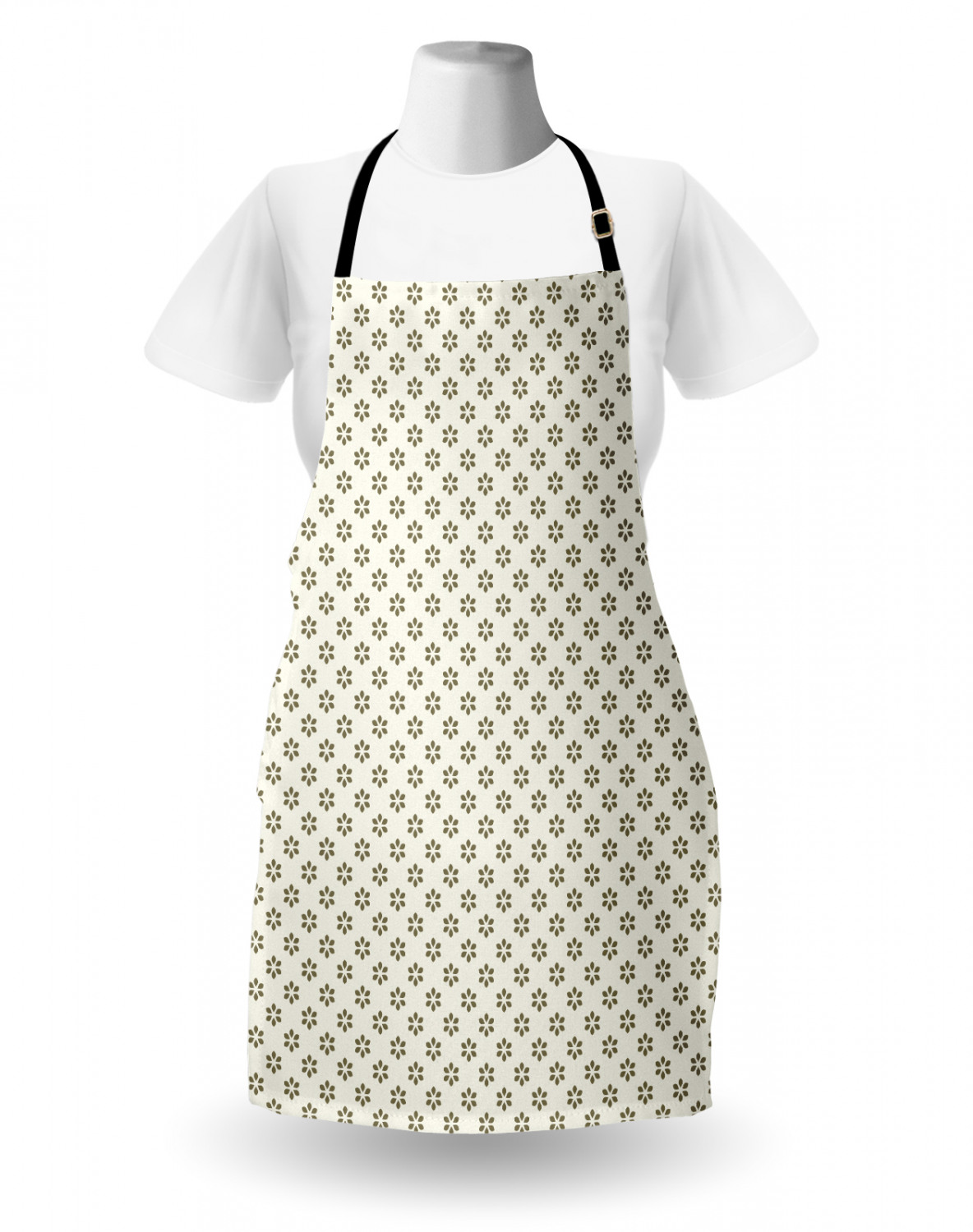 Ambesonne Flower Apron Unisex Kitchen Bib with Adjustable Neck Cooking Baking - Bild 11 von 183