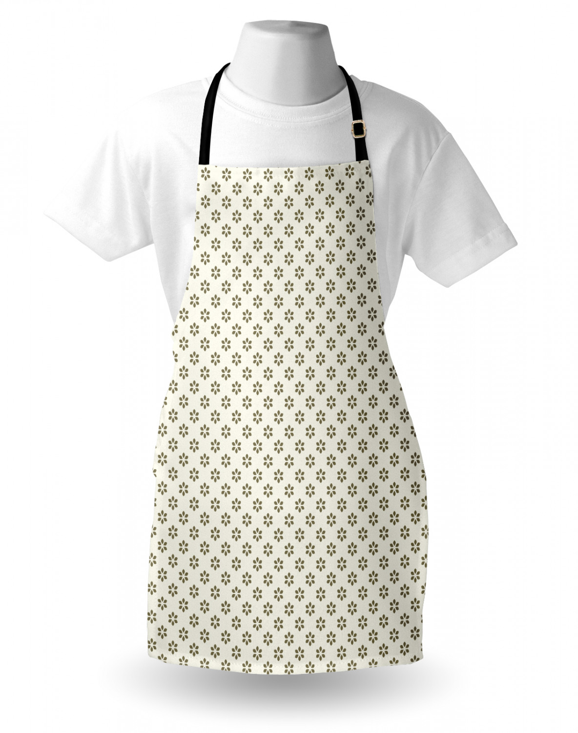 Ambesonne Flower Apron Unisex Kitchen Bib with Adjustable Neck Cooking Baking - Bild 12 von 183