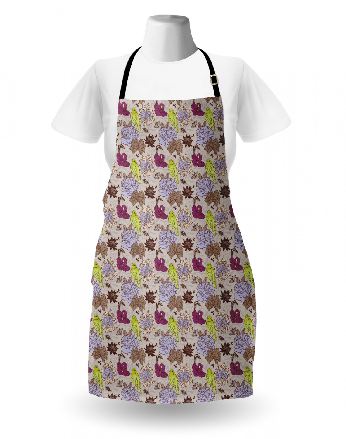 Caterpillar Apron Unisex Kitchen Bib with Adjustable Neck Cooking Baking