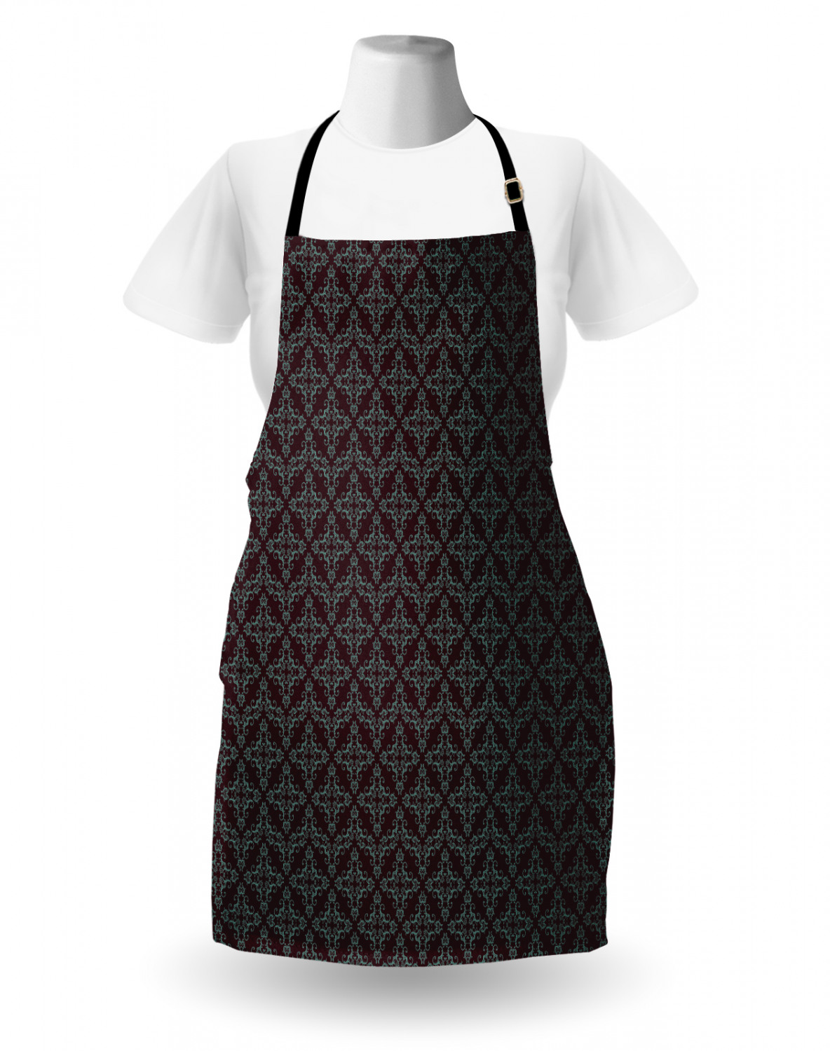Ambesonne Flower Apron Unisex Kitchen Bib with Adjustable Neck Cooking Baking - Bild 5 von 183