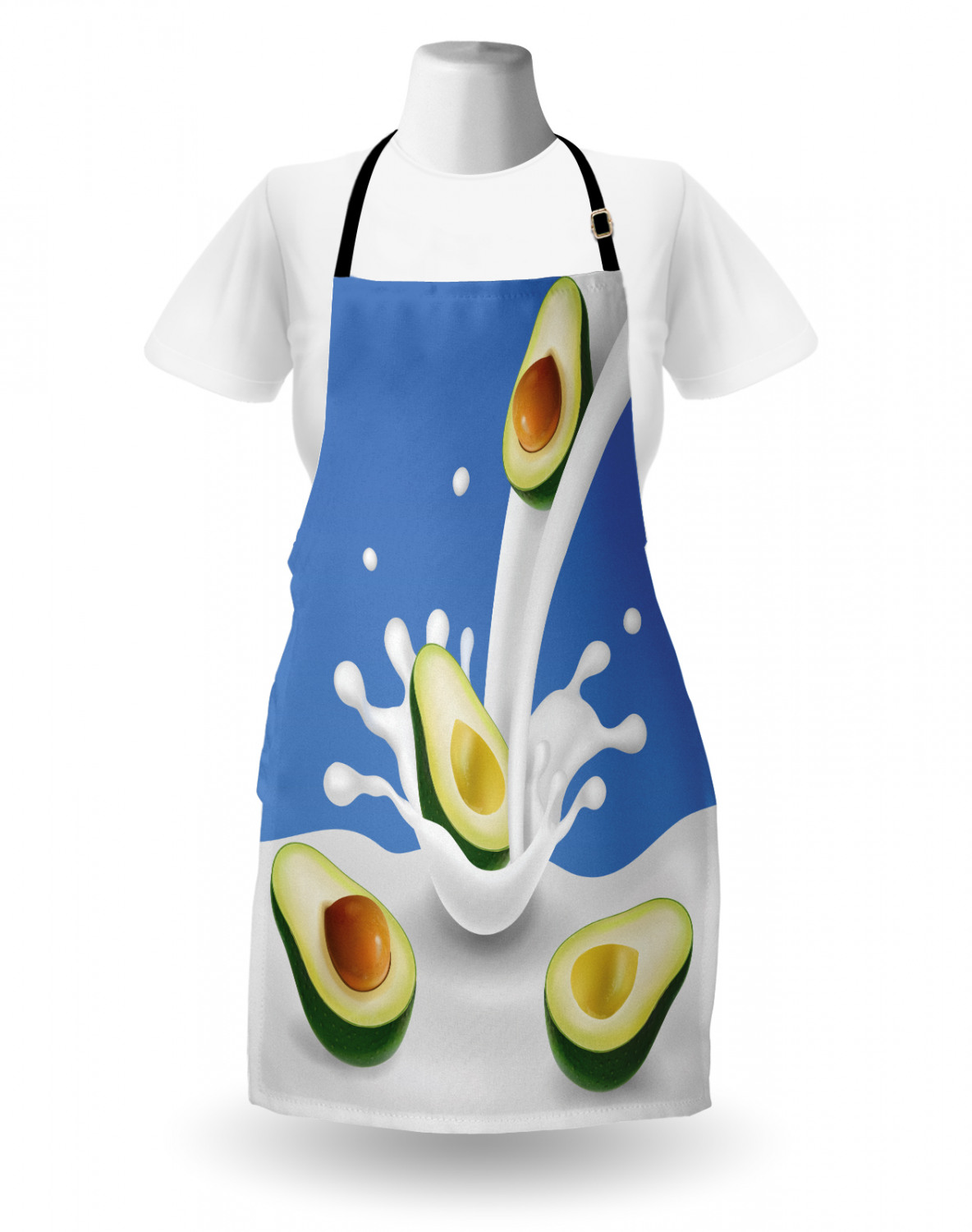 Ambesonne Apron Bib Adjustable Neck for Cooking