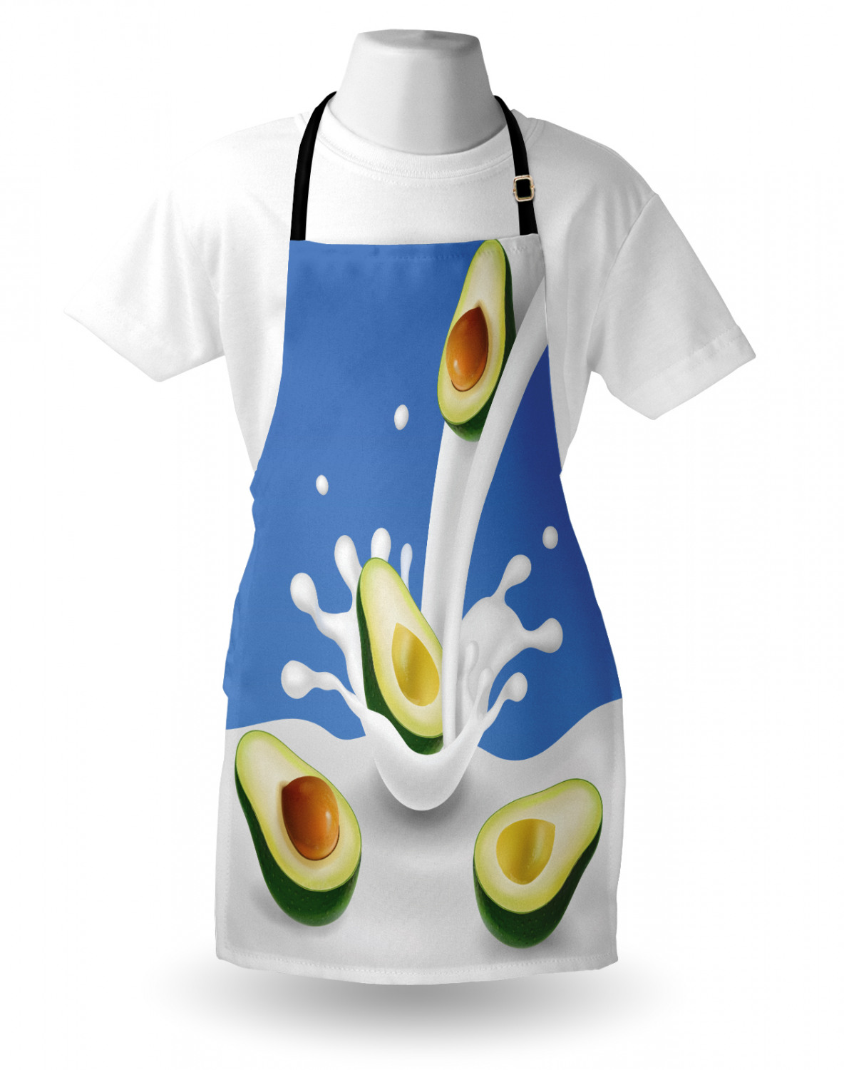 Ambesonne Apron Bib Adjustable Neck for Cooking