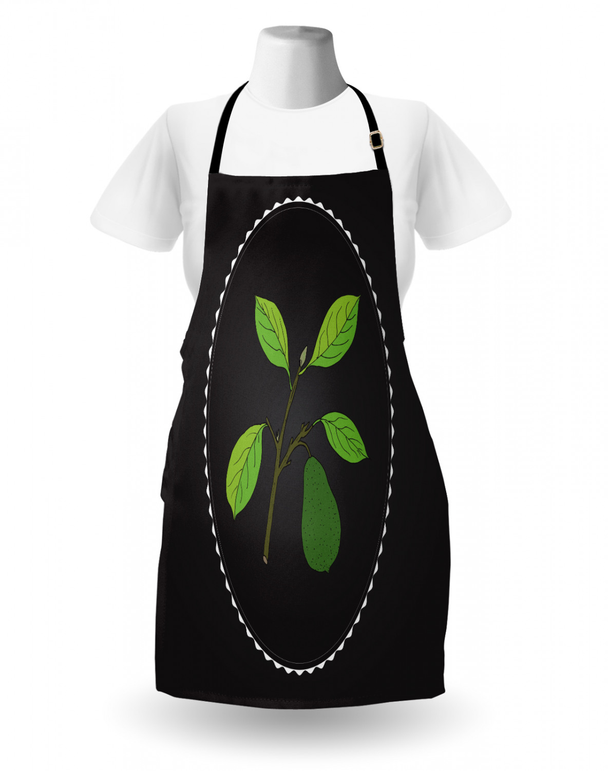 Ambesonne Apron Bib Adjustable Neck for Cooking