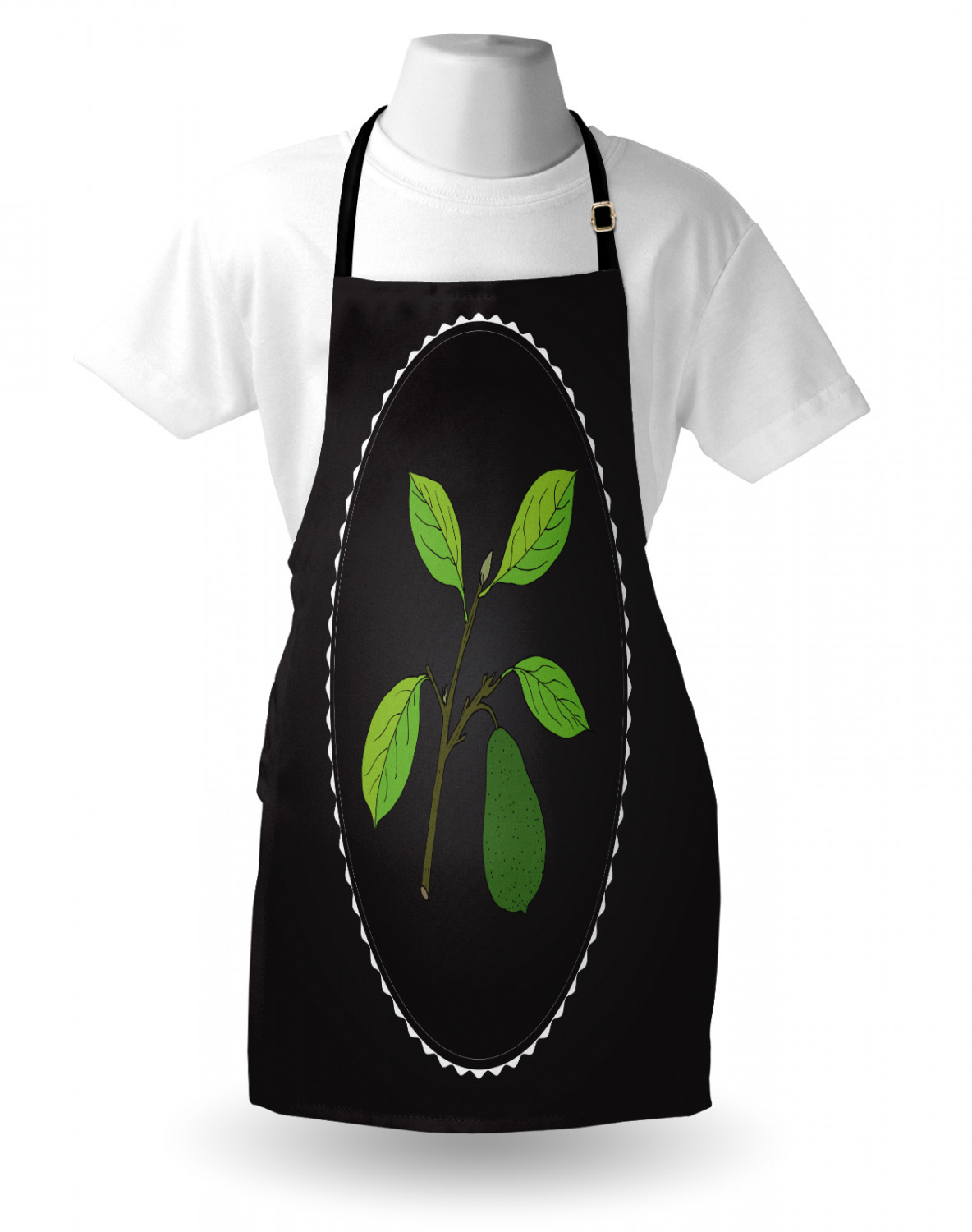 Ambesonne Apron Bib Adjustable Neck for Cooking