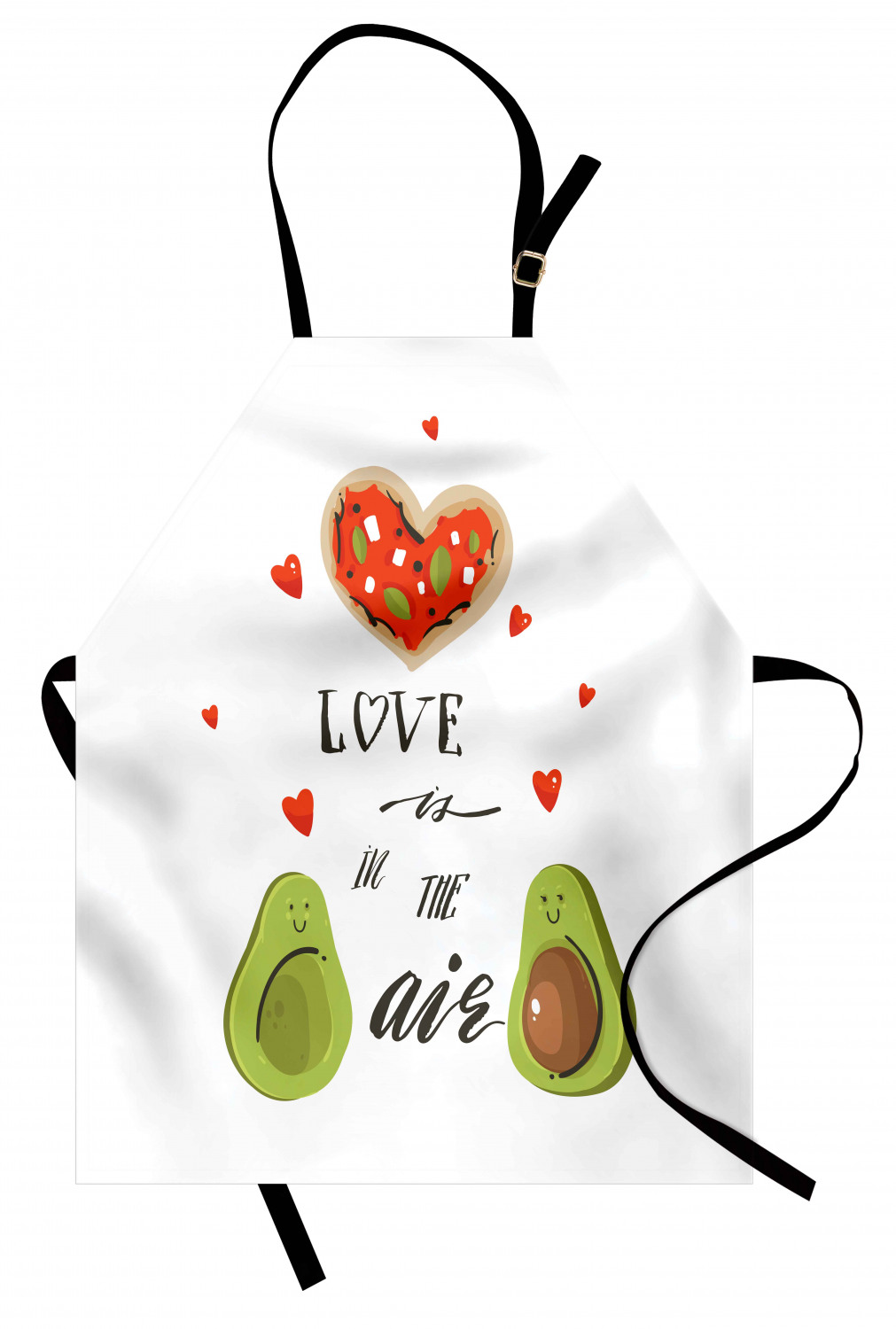 Ambesonne Apron Bib Adjustable Neck for Cooking