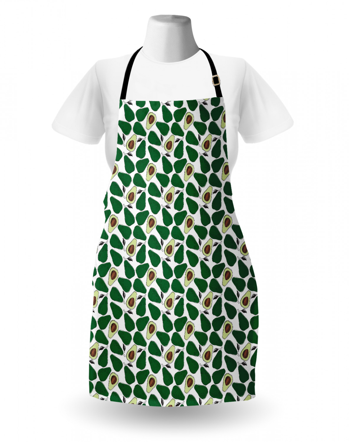 Ambesonne Apron Bib Adjustable Neck for Cooking