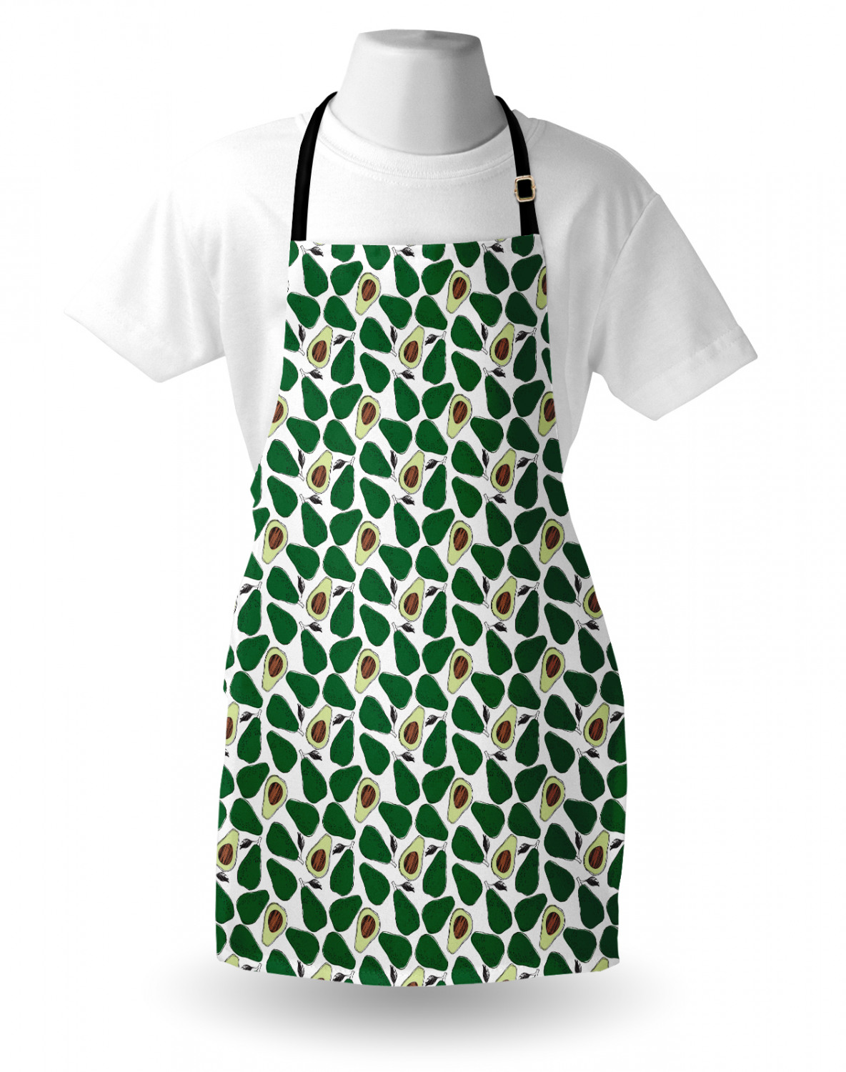 Ambesonne Apron Bib Adjustable Neck for Cooking