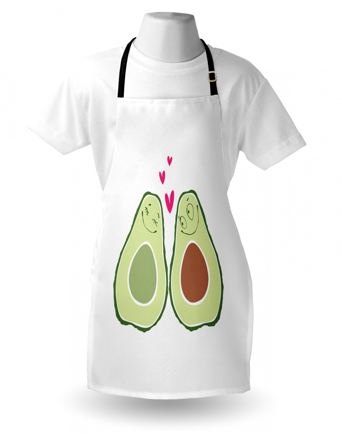 Wedding Apron Unisex Kitchen Bib with Adjustable Neck for Cooking Baking