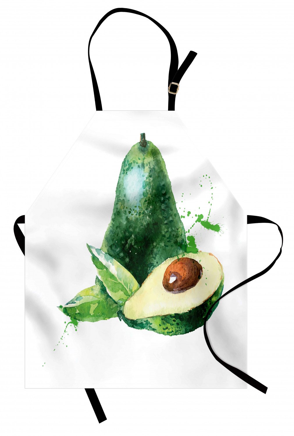 Ambesonne Apron Bib Adjustable Neck for Cooking