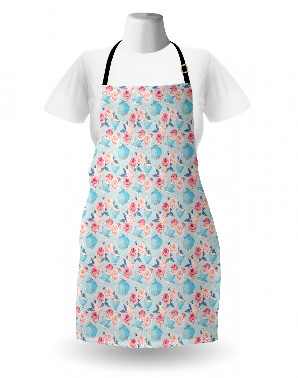 Ambesonne Apron Bib Adjustable Neck for Cooking