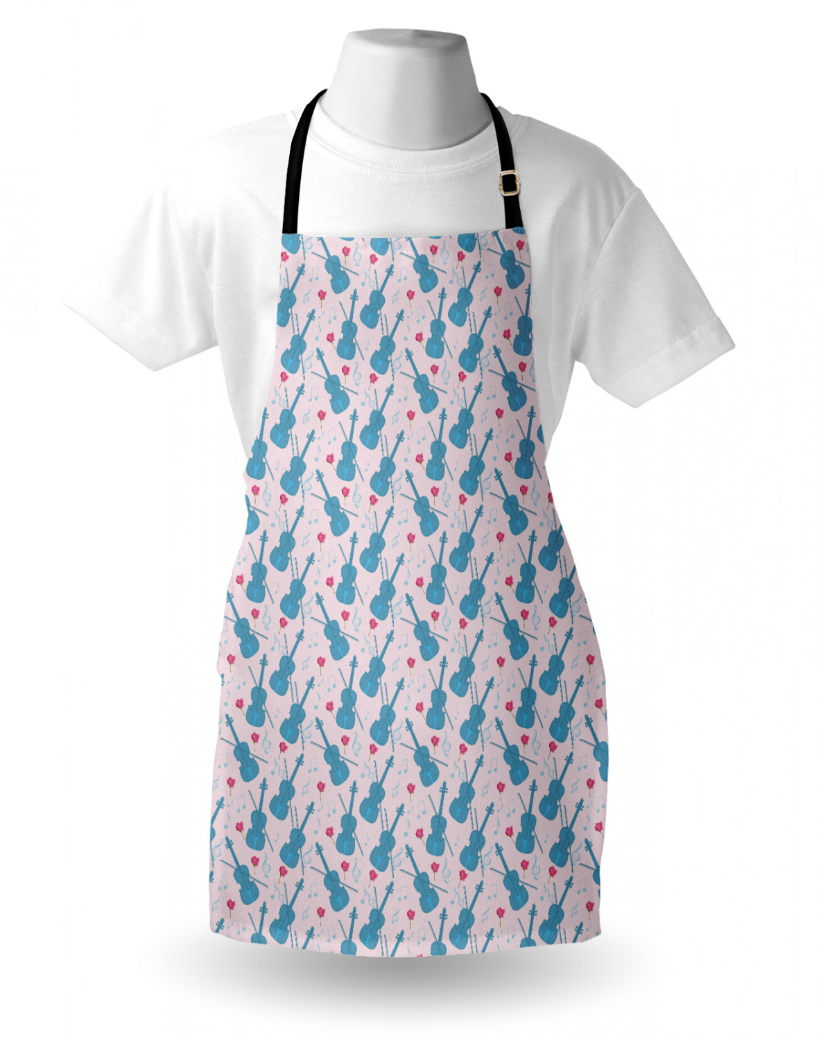 Ambesonne Apron Bib Adjustable Neck for Cooking