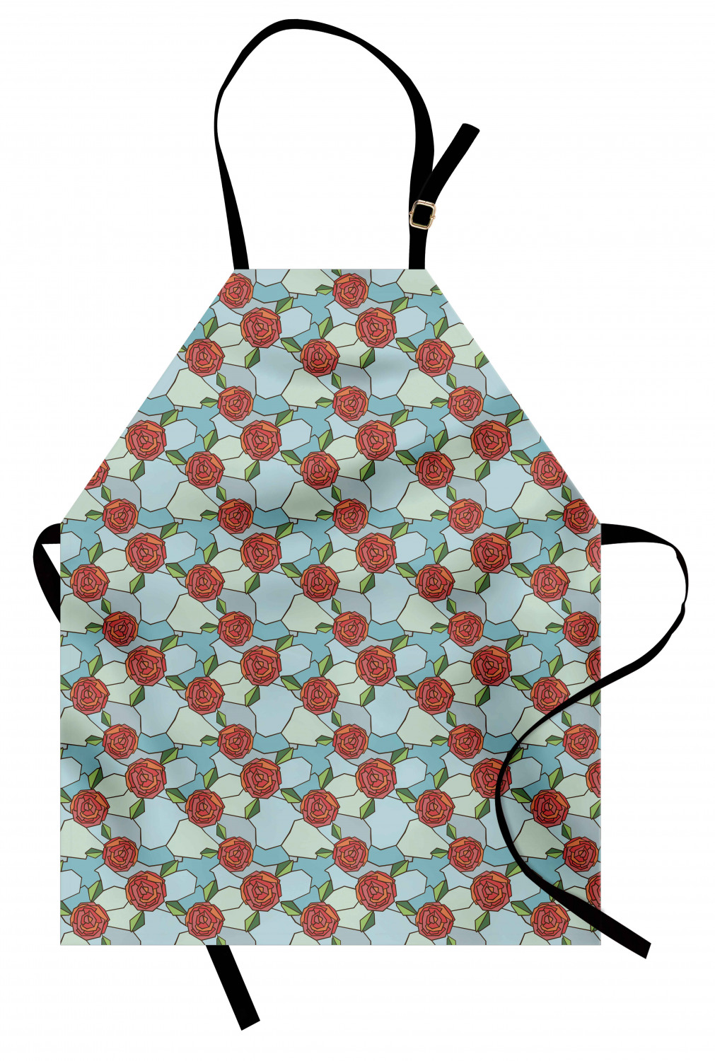 Ambesonne Apron Bib Adjustable Neck for Cooking