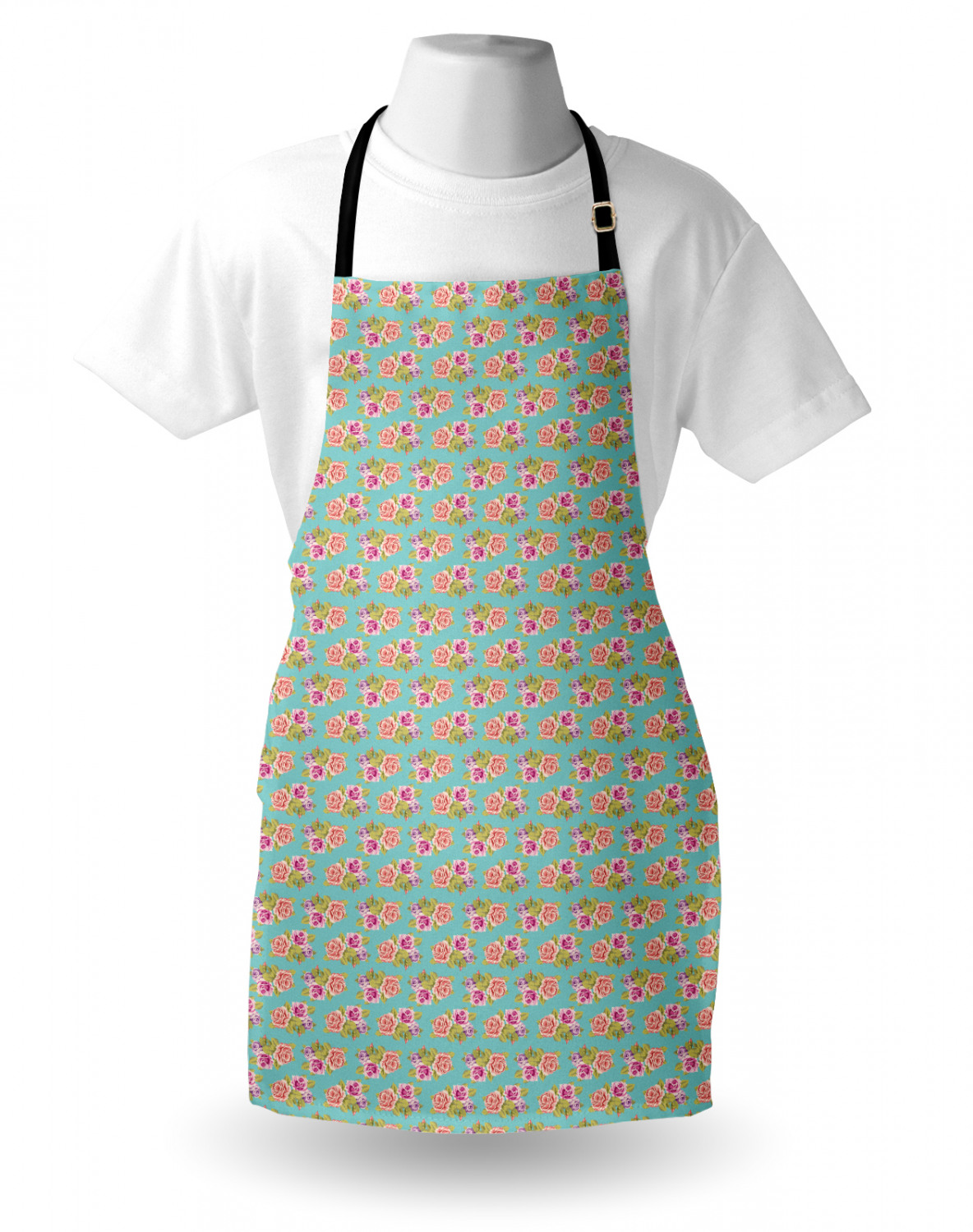 Ambesonne Apron Bib Adjustable Neck for Cooking