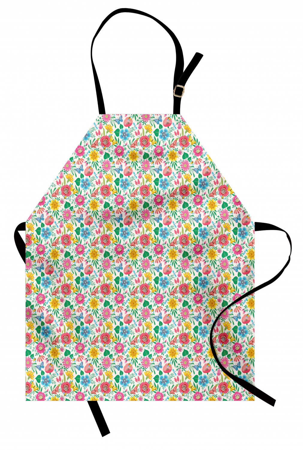 Caterpillar Apron Unisex Kitchen Bib with Adjustable Neck Cooking Baking