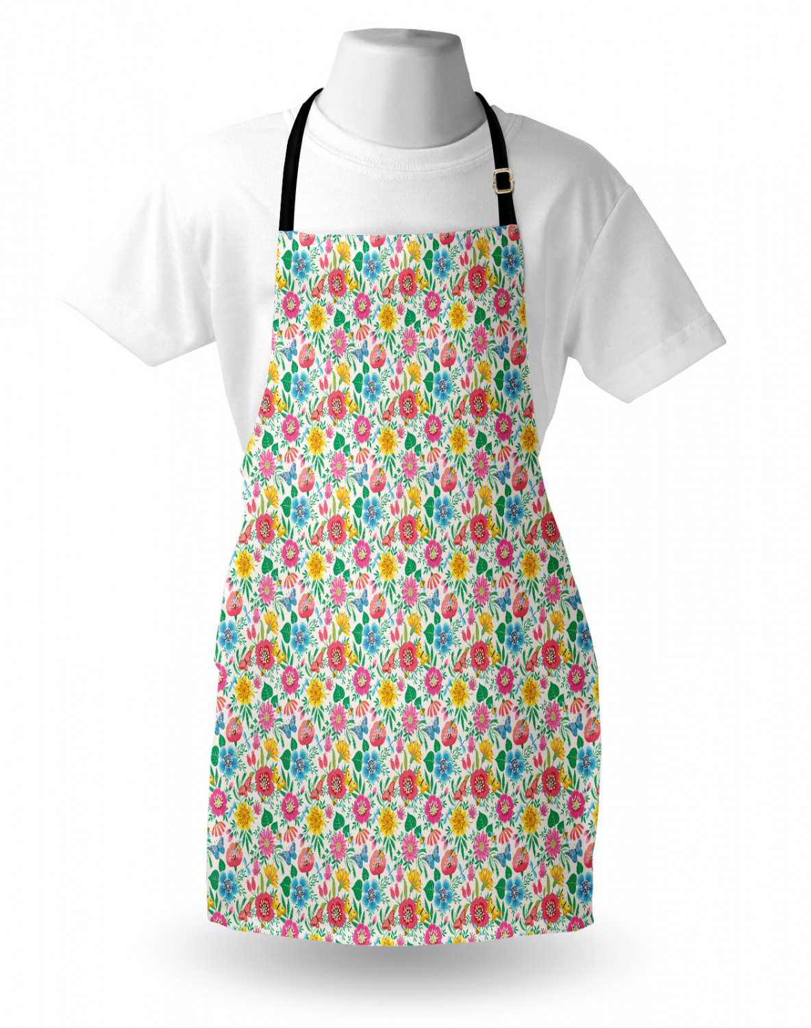 Caterpillar Apron Unisex Kitchen Bib with Adjustable Neck Cooking Baking