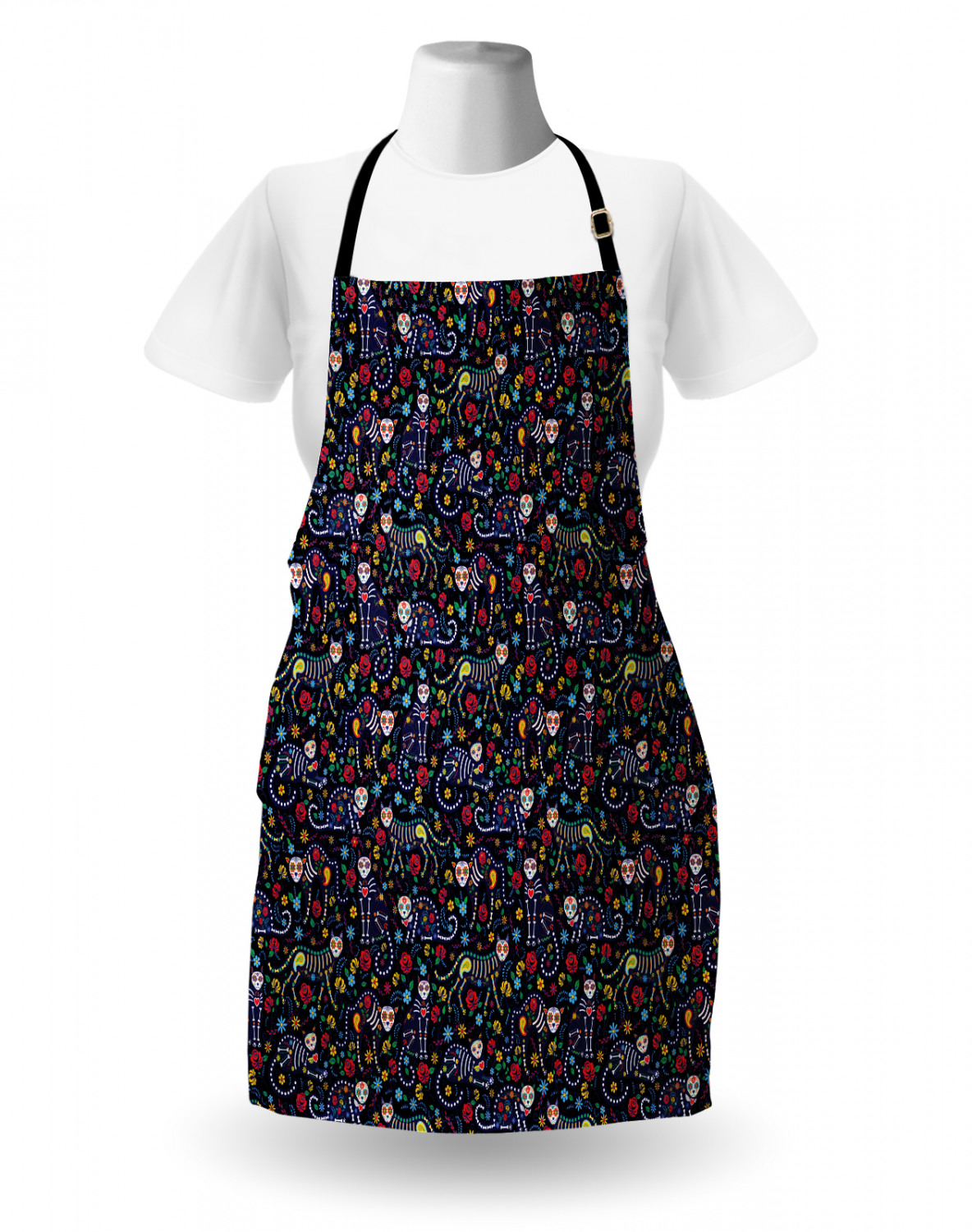 Ambesonne Apron with Adjustable Strap for Gardening and Cooking Long Lasting