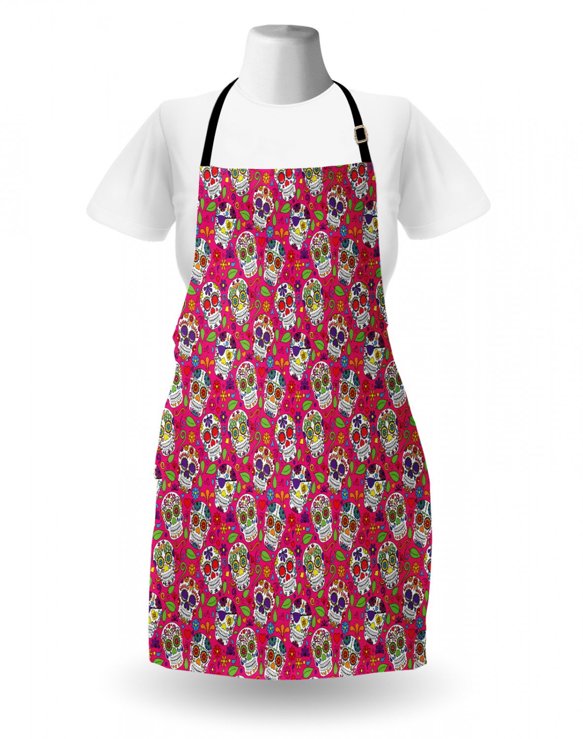 Ambesonne Apron with Adjustable Strap for Gardening and Cooking Long Lasting