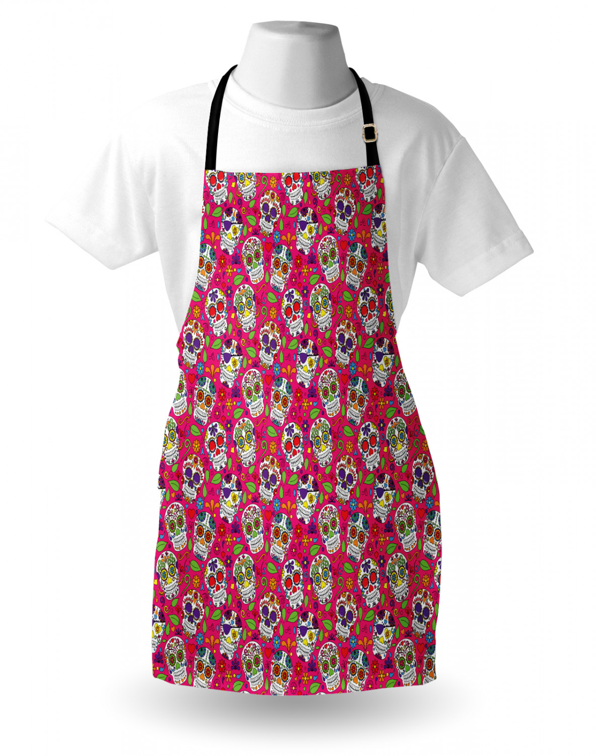 Ambesonne Apron with Adjustable Strap for Gardening and Cooking Long Lasting