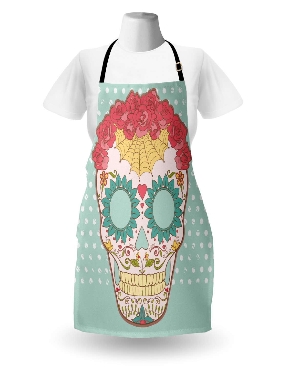 Ambesonne Apron with Adjustable Strap for Gardening and Cooking Long Lasting