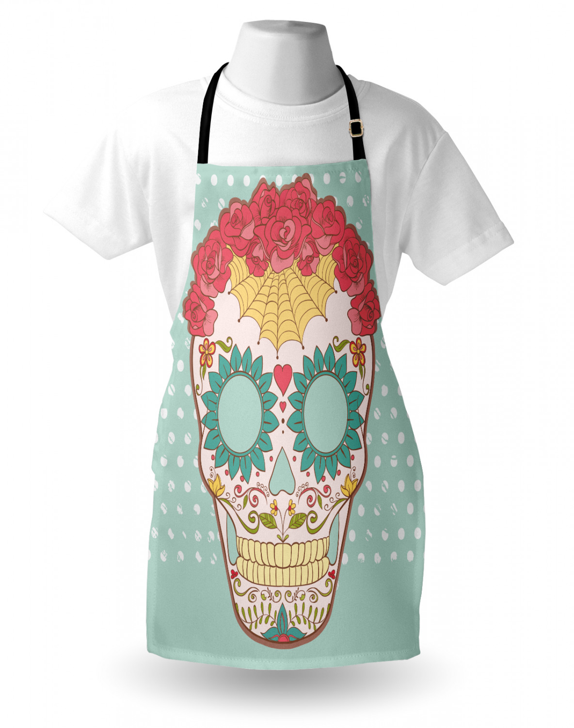 Ambesonne Apron with Adjustable Strap for Gardening and Cooking Long Lasting