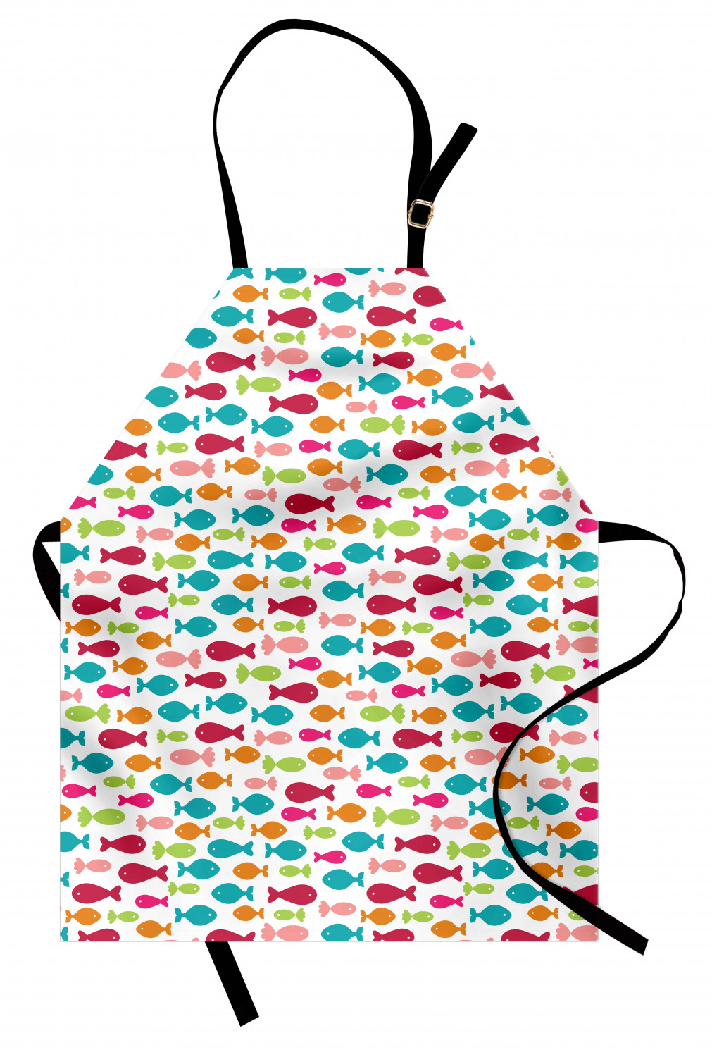 Nautical Whale Apron Unisex Kitchen Bib with Adjustable Neck Cooking