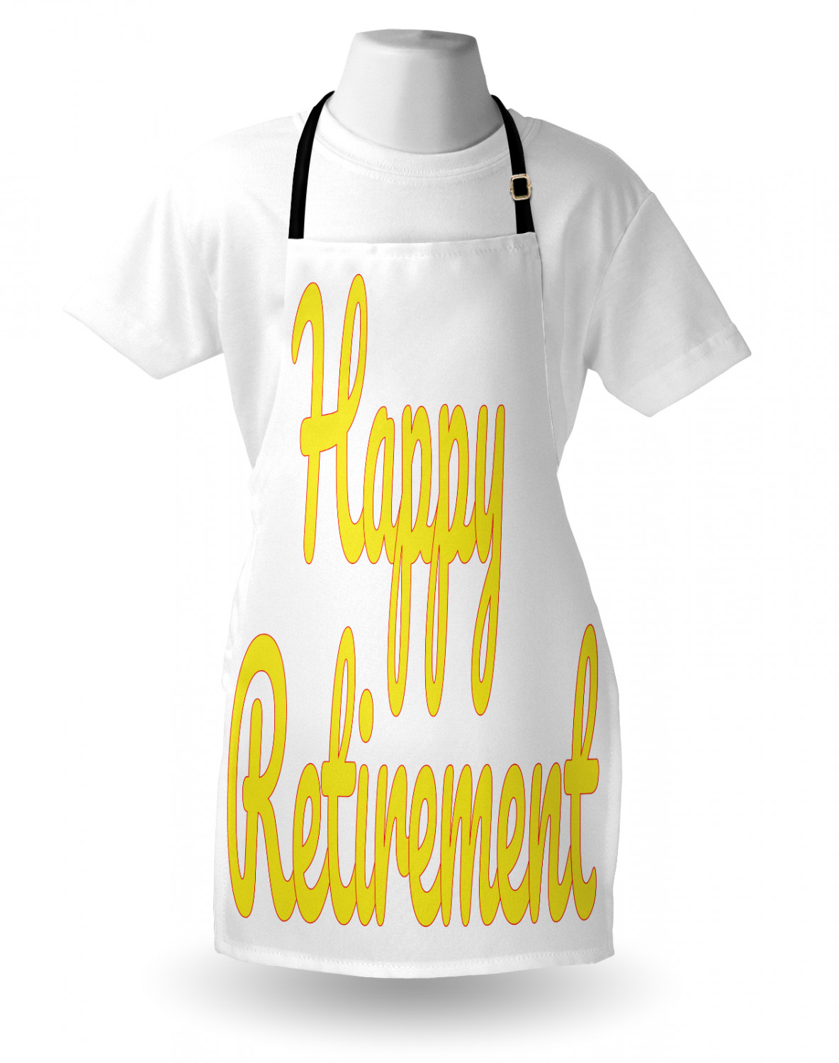 Retirement Party Apron Unisex Kitchen Bib with Adjustable Neck Cooking Baking