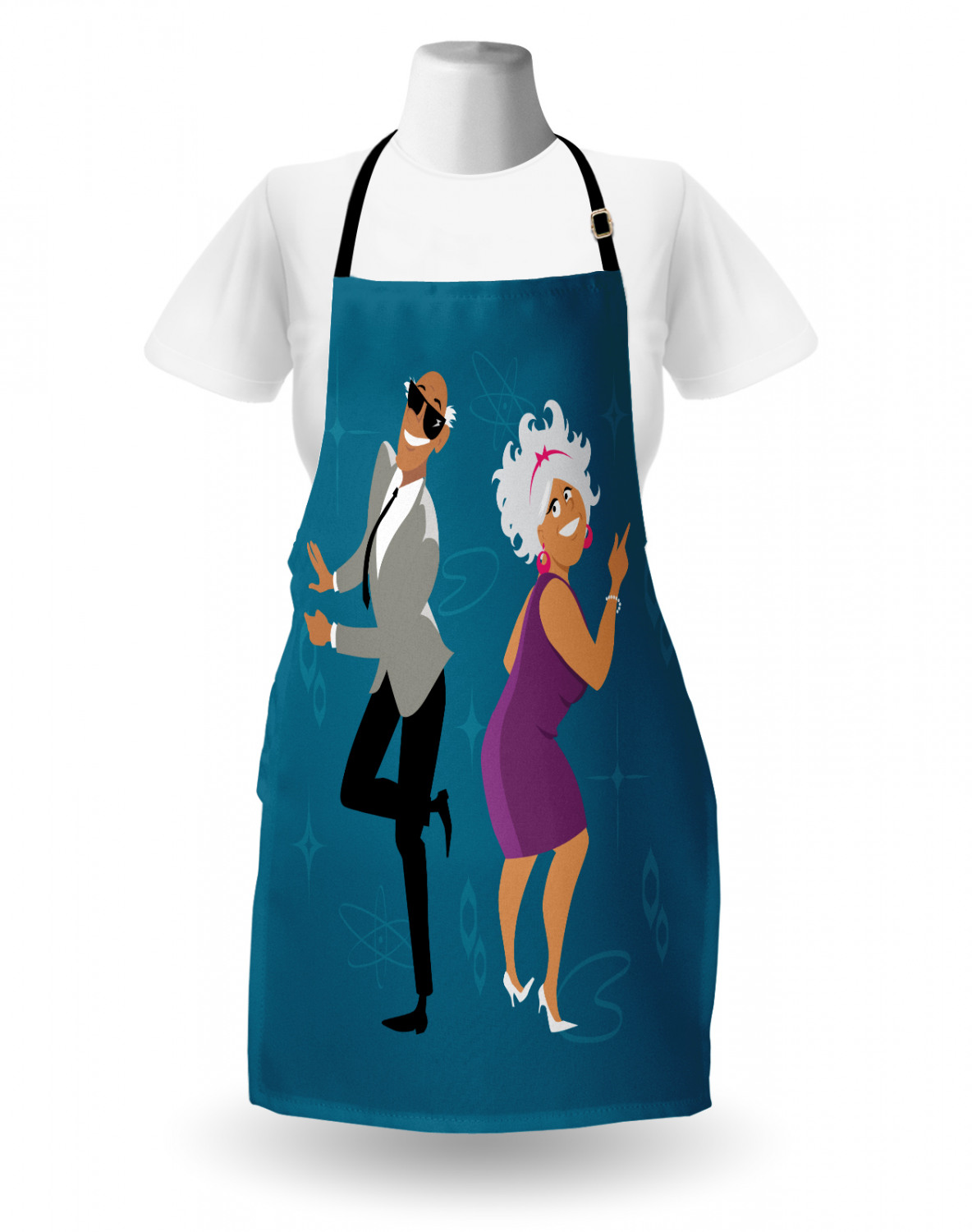 Retirement Party Apron Unisex Kitchen Bib with Adjustable Neck Cooking Baking