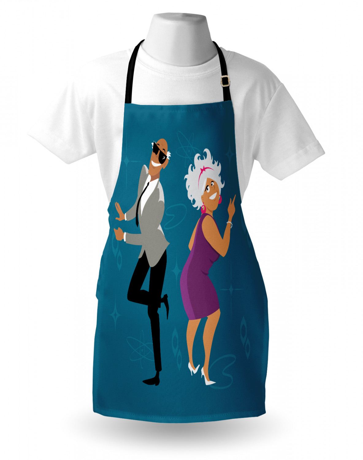 Retirement Party Apron Unisex Kitchen Bib with Adjustable Neck Cooking Baking