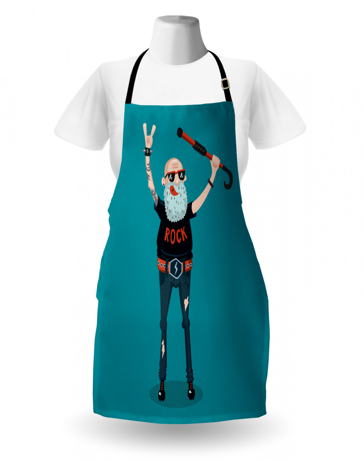 Retirement Party Apron Unisex Kitchen Bib with Adjustable Neck Cooking Baking