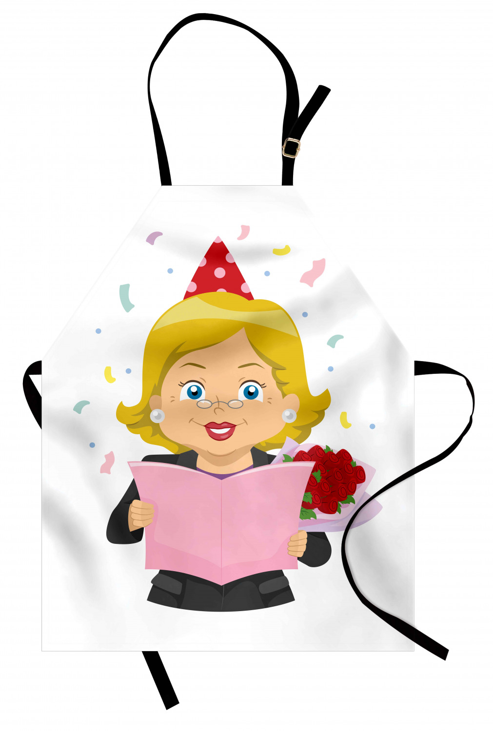 Retirement Party Apron Unisex Kitchen Bib with Adjustable Neck Cooking Baking