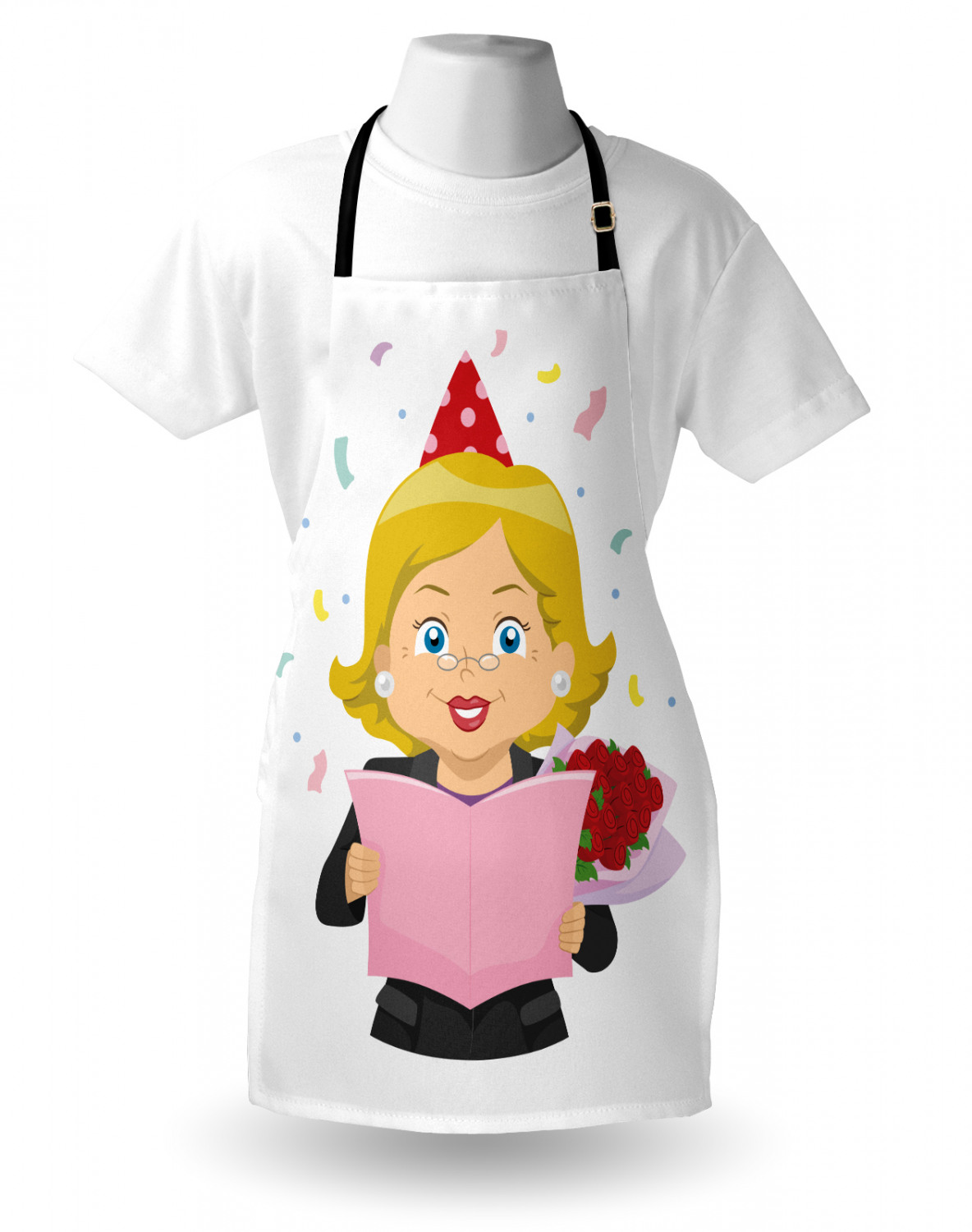 Retirement Party Apron Unisex Kitchen Bib with Adjustable Neck Cooking Baking