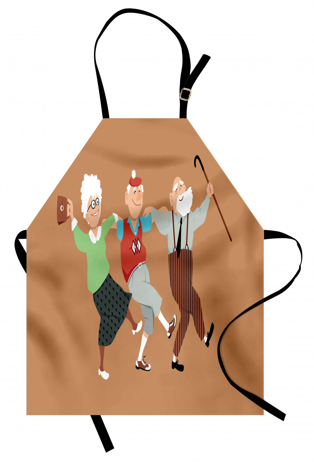 Retirement Party Apron Unisex Kitchen Bib with Adjustable Neck Cooking Baking