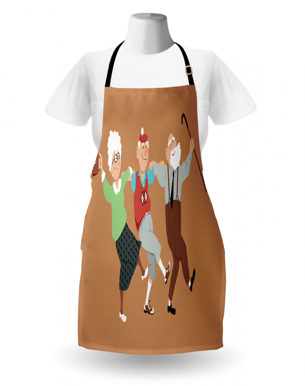 Retirement Party Apron Unisex Kitchen Bib with Adjustable Neck Cooking Baking