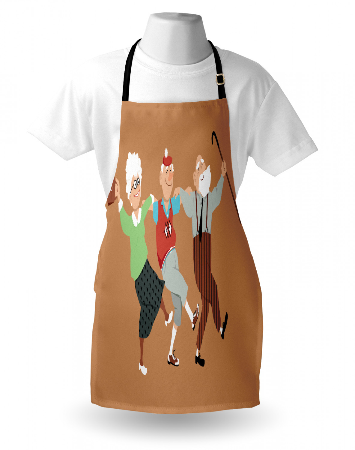 Retirement Party Apron Unisex Kitchen Bib with Adjustable Neck Cooking Baking