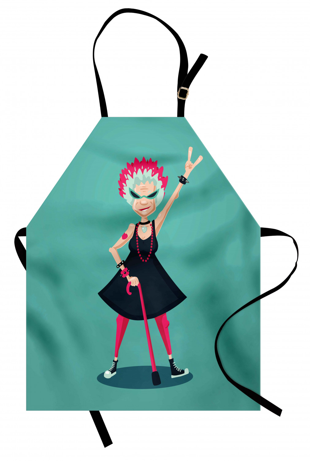 Retirement Party Apron Unisex Kitchen Bib with Adjustable Neck Cooking Baking