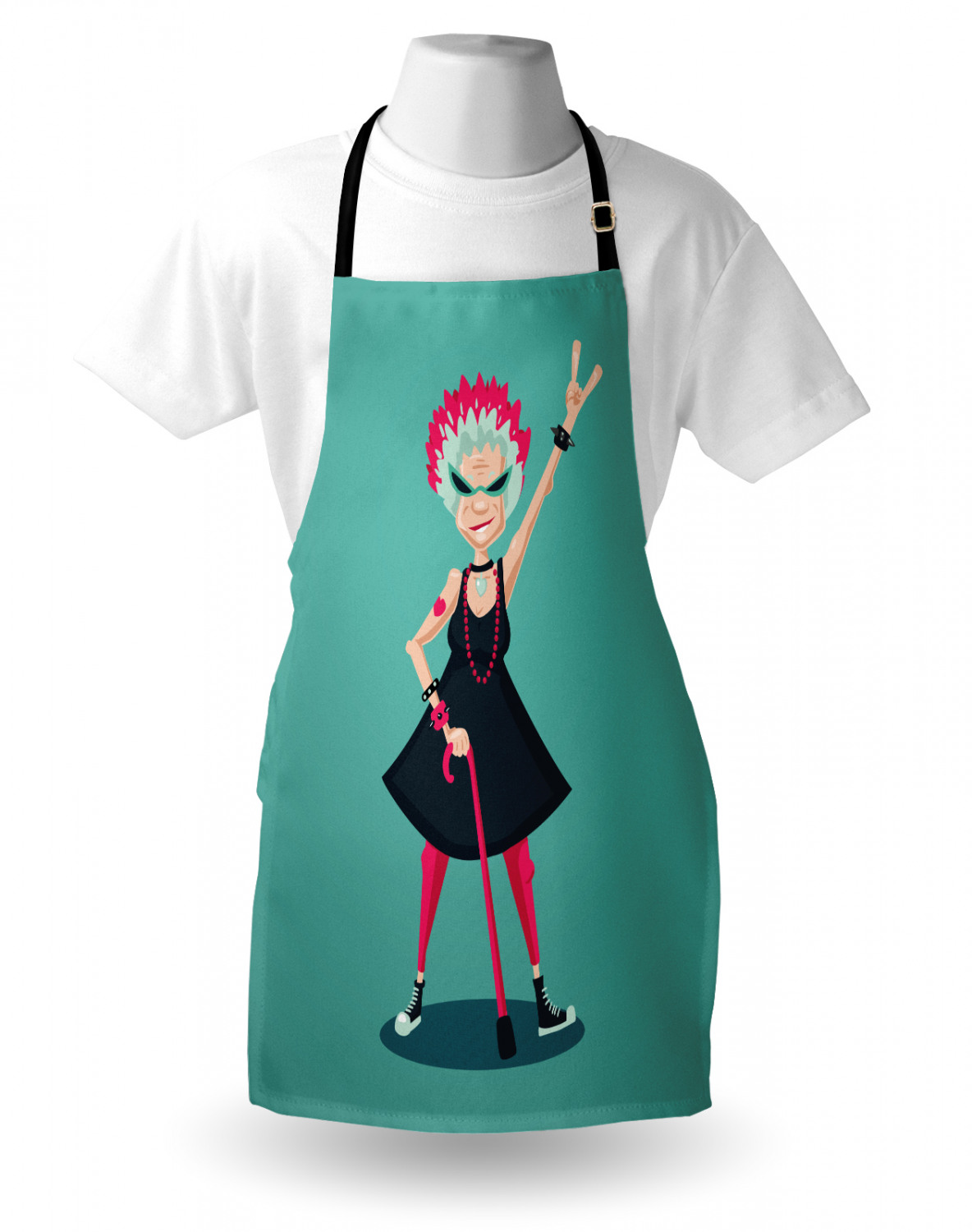 Retirement Party Apron Unisex Kitchen Bib with Adjustable Neck Cooking Baking