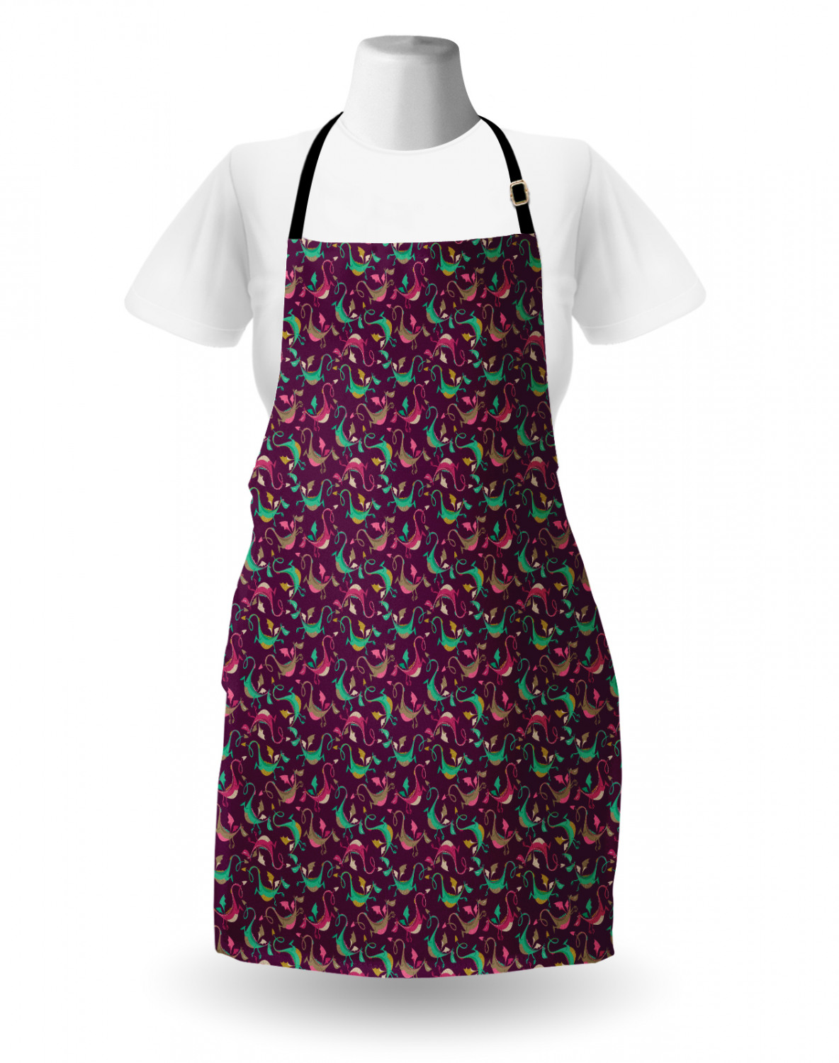 Ambesonne Apron with Adjustable Strap for Gardening and Cooking Long Lasting