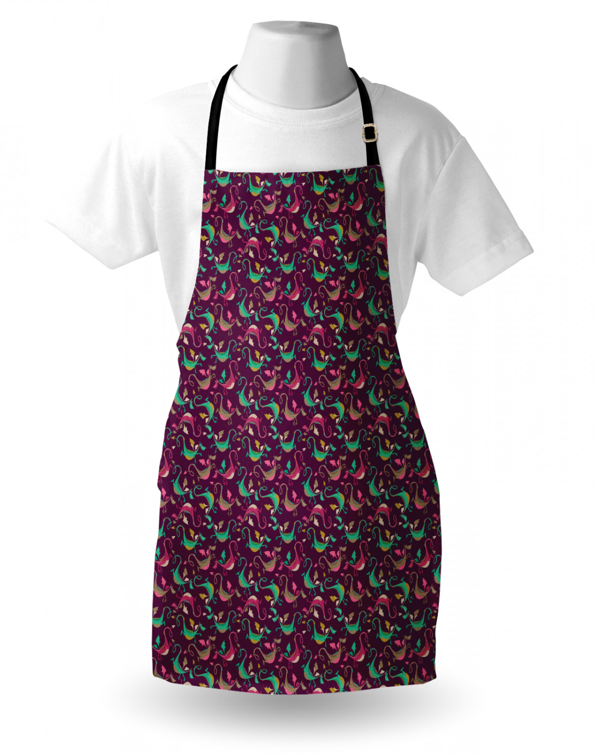 Ambesonne Apron with Adjustable Strap for Gardening and Cooking Long Lasting