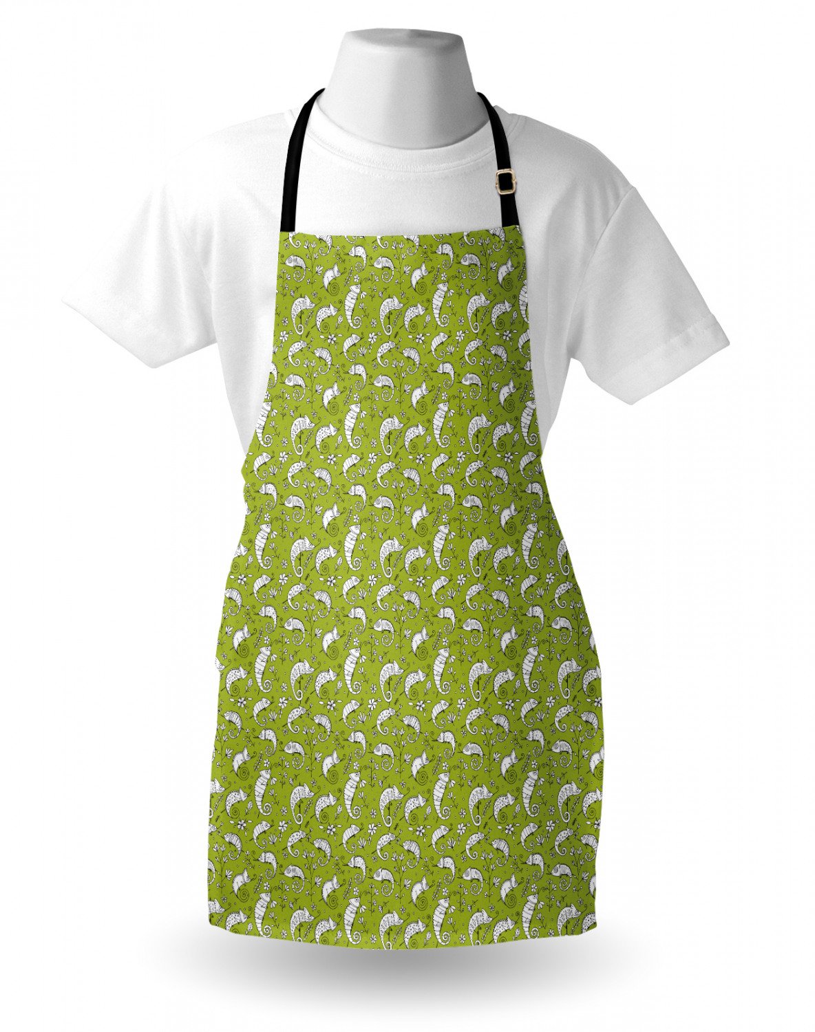 Ambesonne Apron with Adjustable Strap for Gardening and Cooking Long Lasting