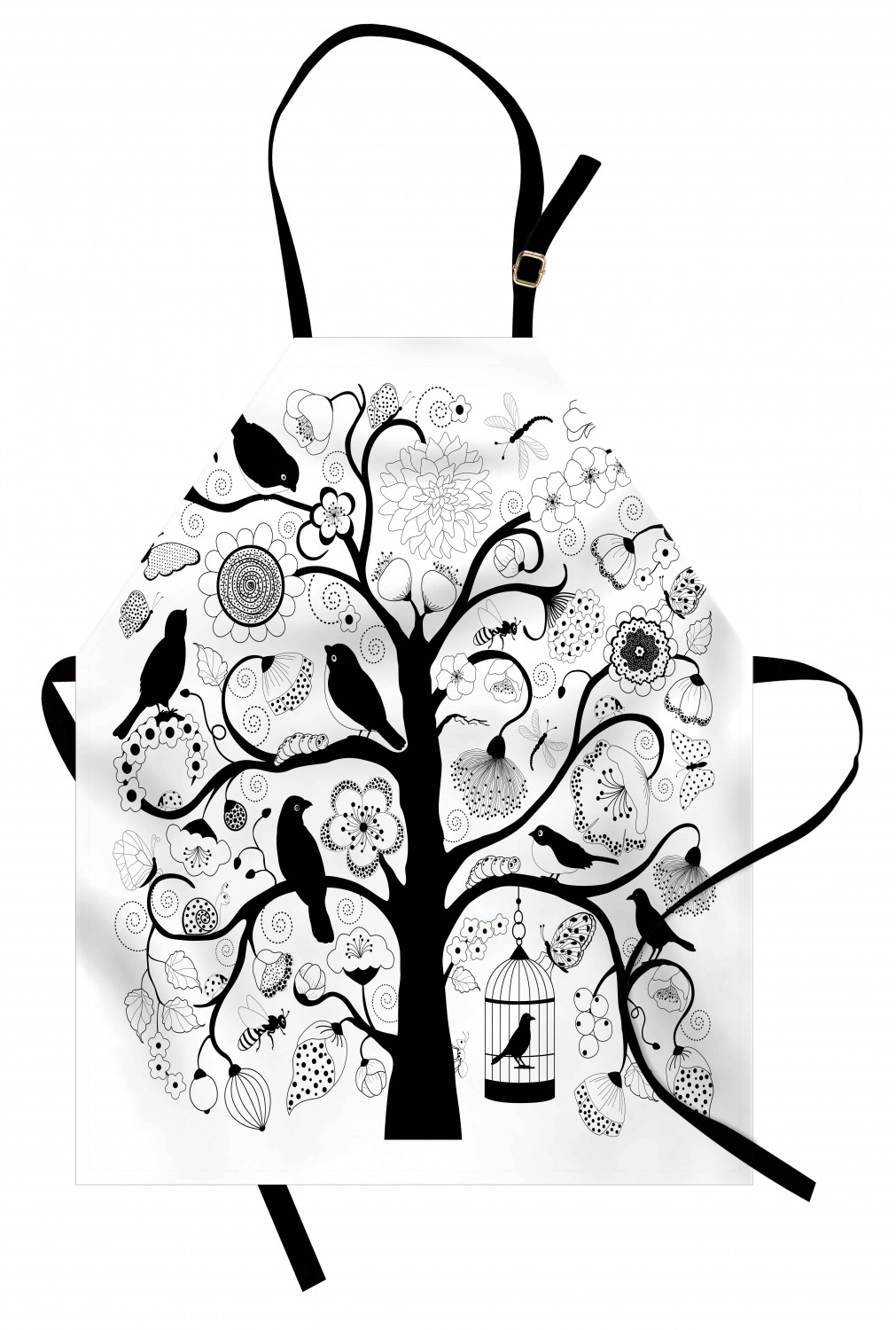 Ambesonne Apron with Adjustable Strap for Gardening and Cooking Long Lasting