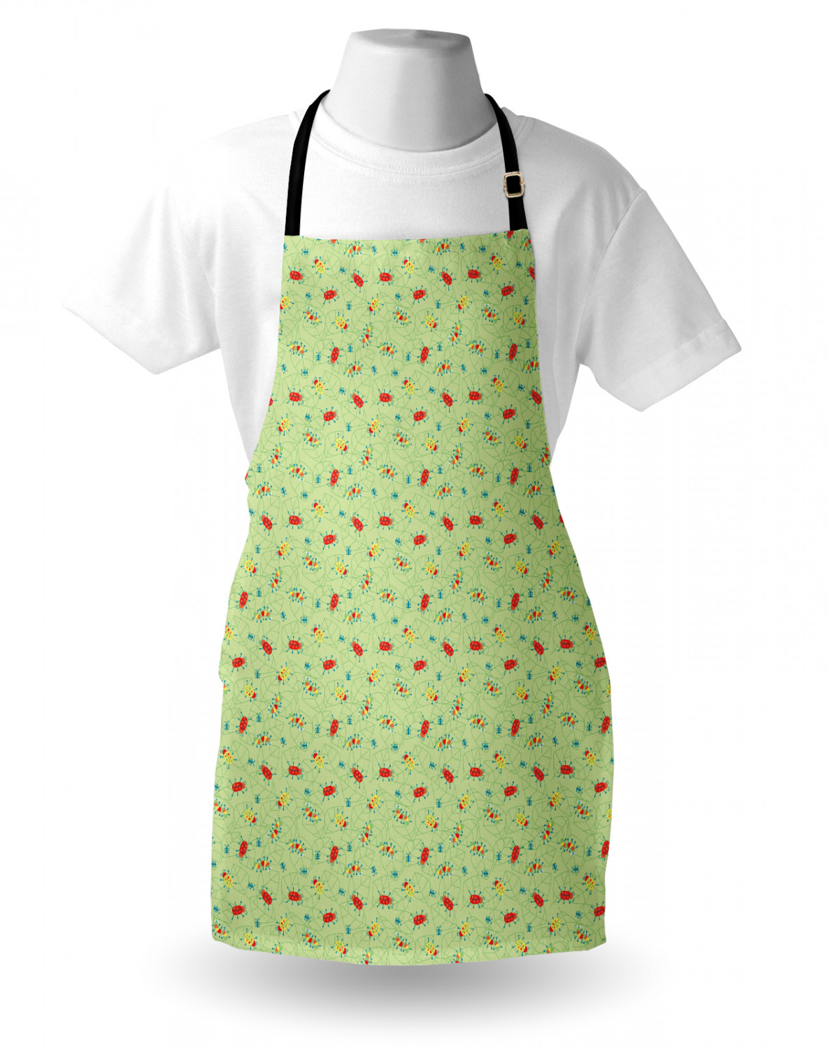 Caterpillar Apron Unisex Kitchen Bib with Adjustable Neck Cooking Baking