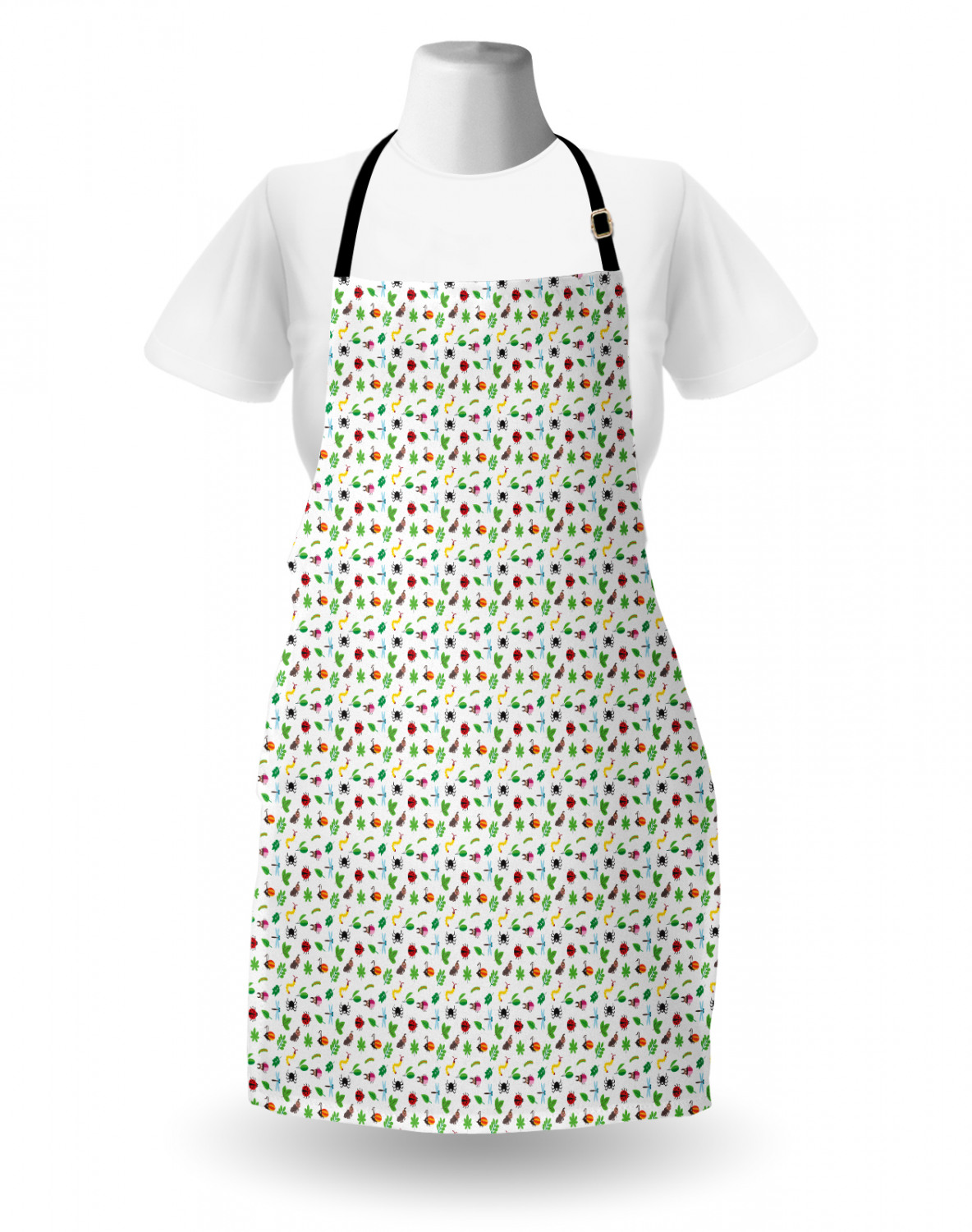 Caterpillar Apron Unisex Kitchen Bib with Adjustable Neck Cooking Baking