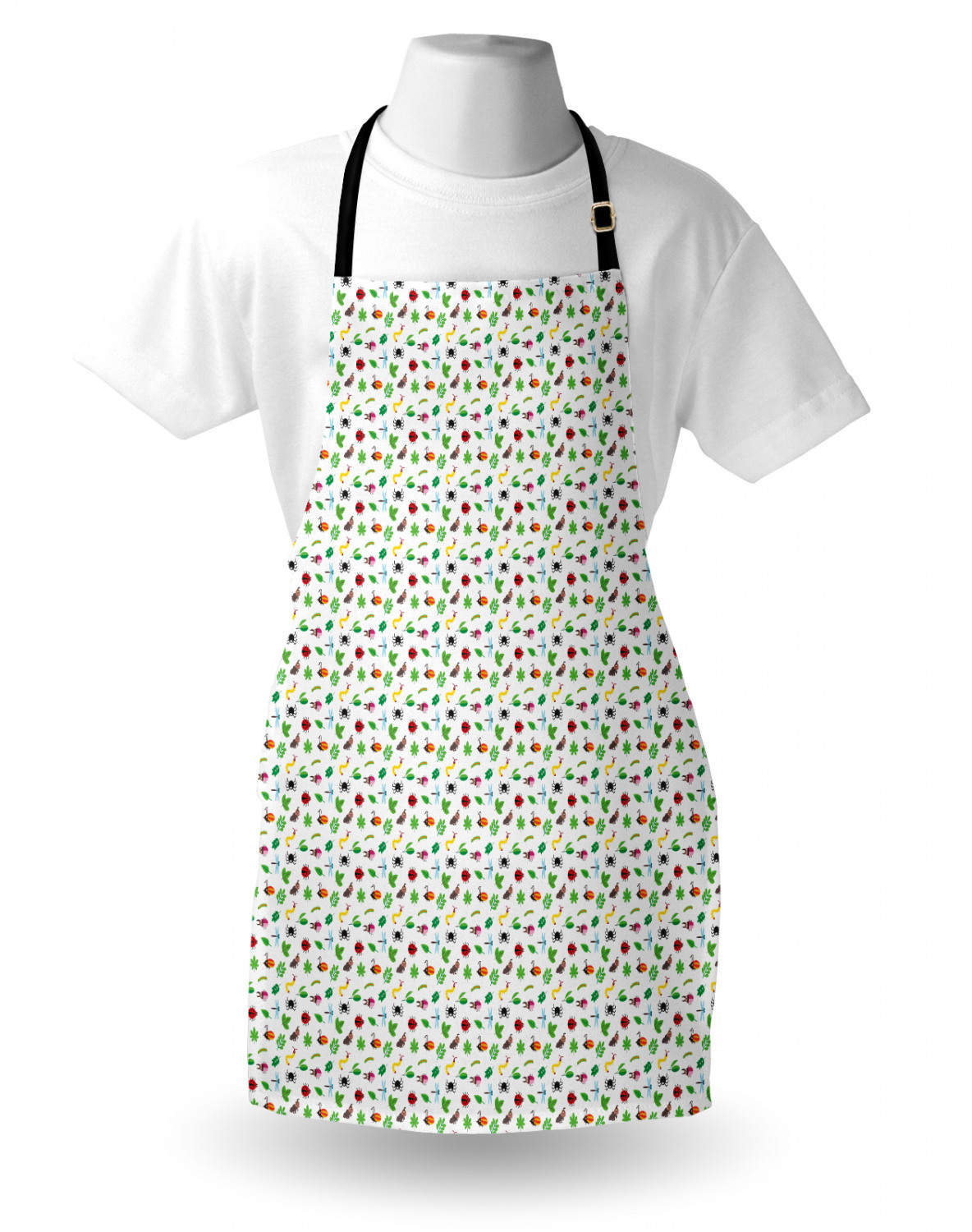 Caterpillar Apron Unisex Kitchen Bib with Adjustable Neck Cooking Baking