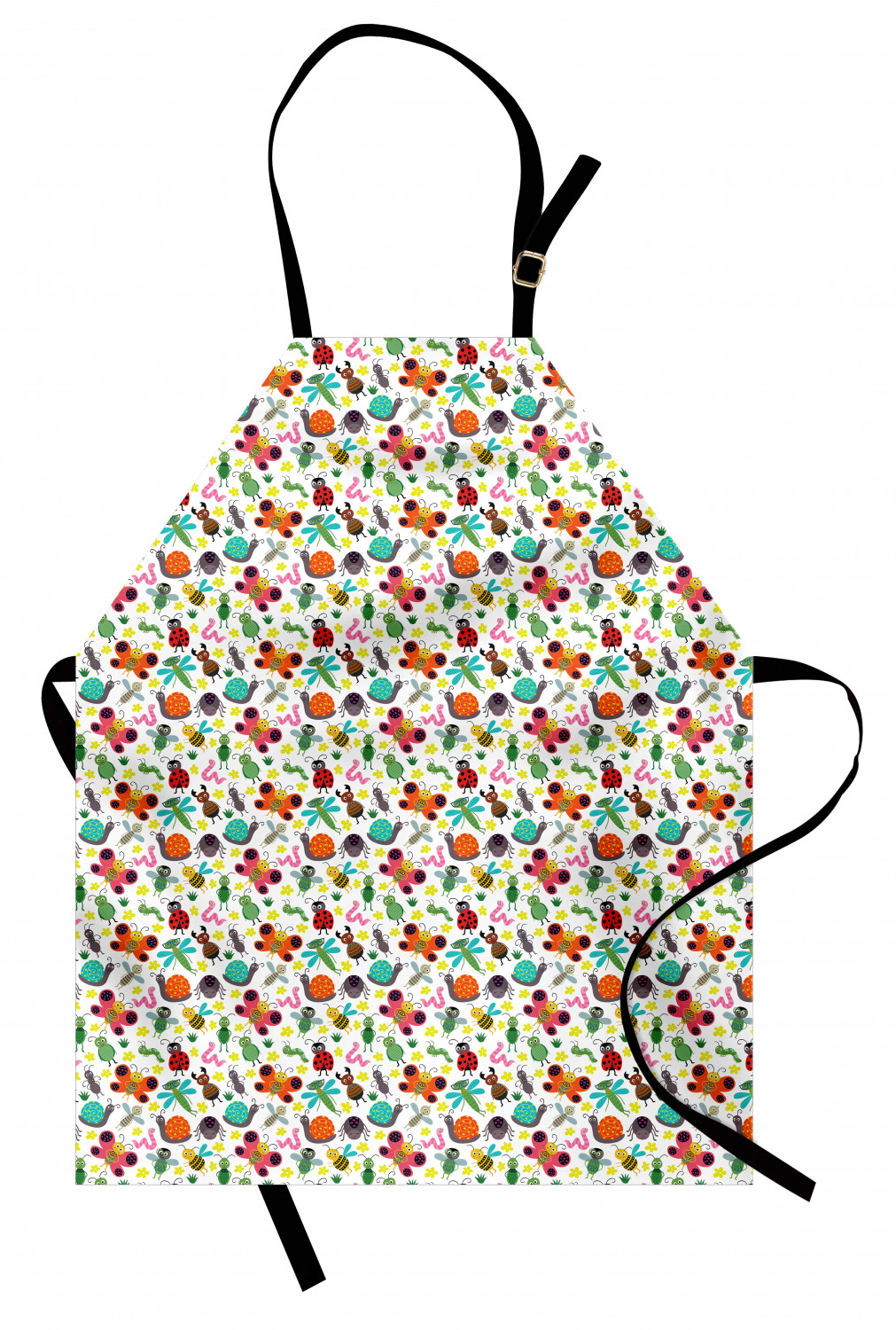 Caterpillar Apron Unisex Kitchen Bib with Adjustable Neck Cooking Baking