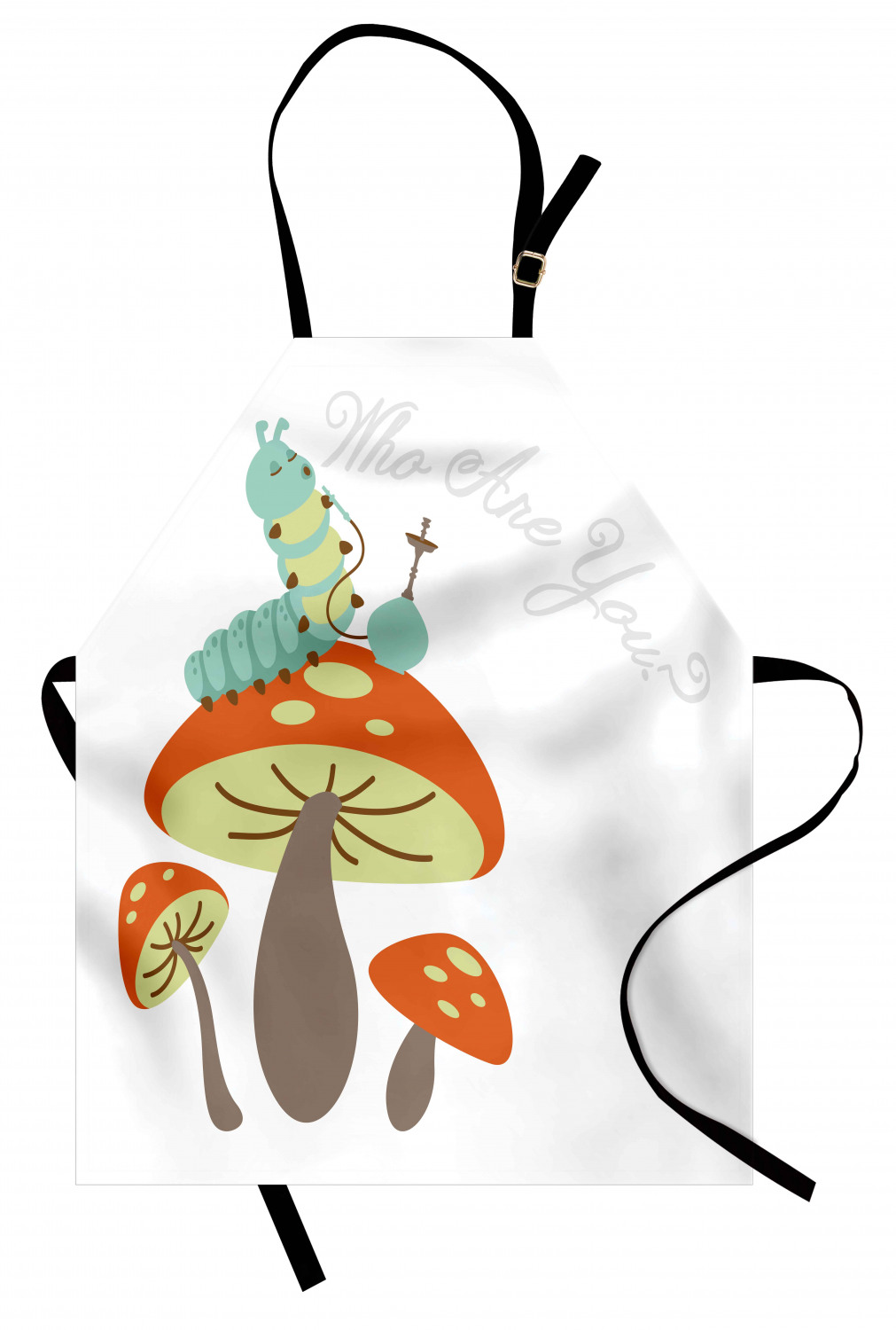 Caterpillar Apron Unisex Kitchen Bib with Adjustable Neck Cooking Baking