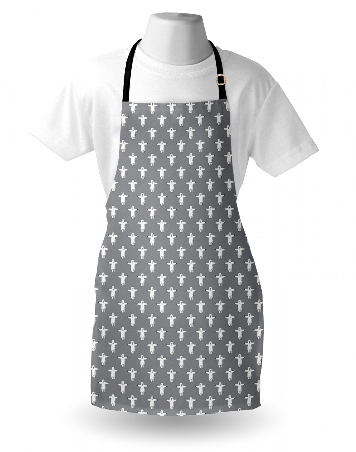 Animals Apron Unisex Kitchen Bib with Adjustable Neck Cooking Baking