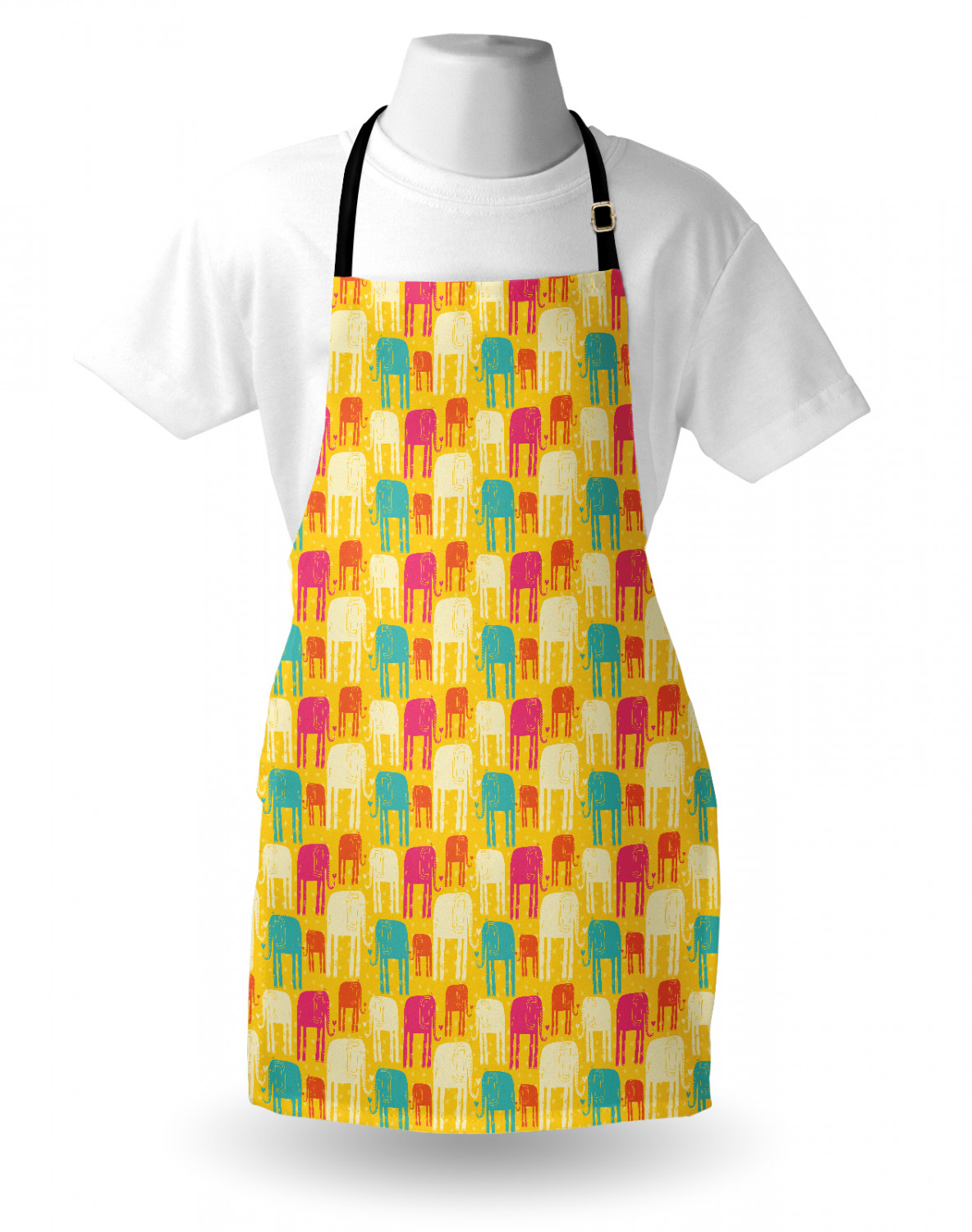 Funny Animal Apron Unisex Kitchen Bib with Adjustable Neck Cooking Baking