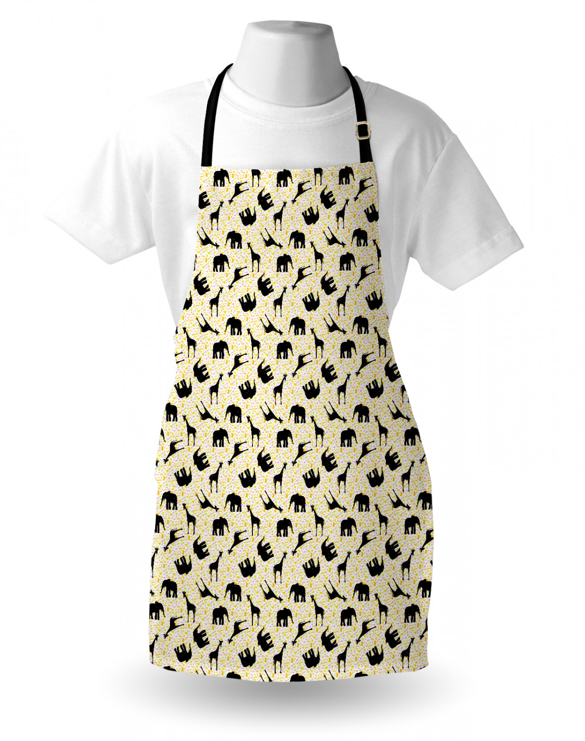 Funny Animal Apron Unisex Kitchen Bib with Adjustable Neck Cooking Baking