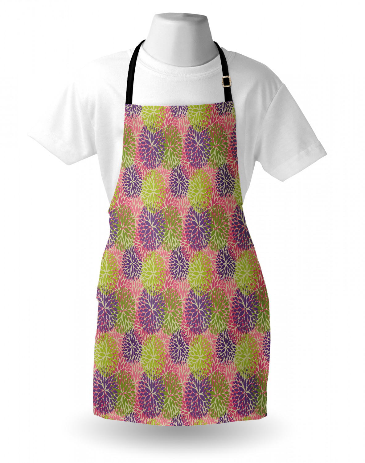 Fall Apron Unisex Kitchen Bib with Adjustable Neck Cooking Ambesonne